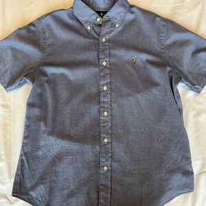 Ralph Lauren Blue Casual Button Down Shirt
